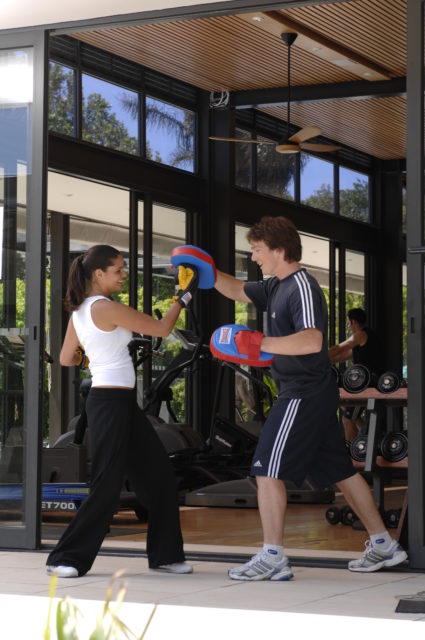 vineyard fitness centre and pool area